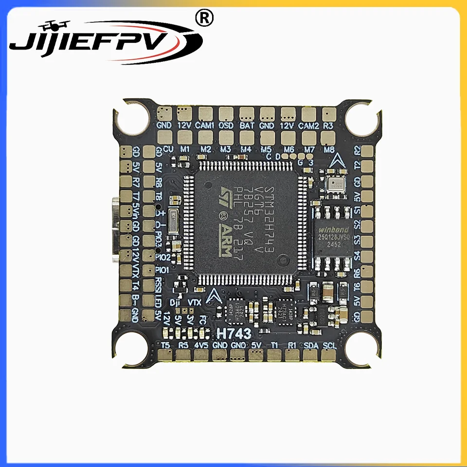 JIJIEFPV STM32H743 Flight Controller 8S120A ESC
