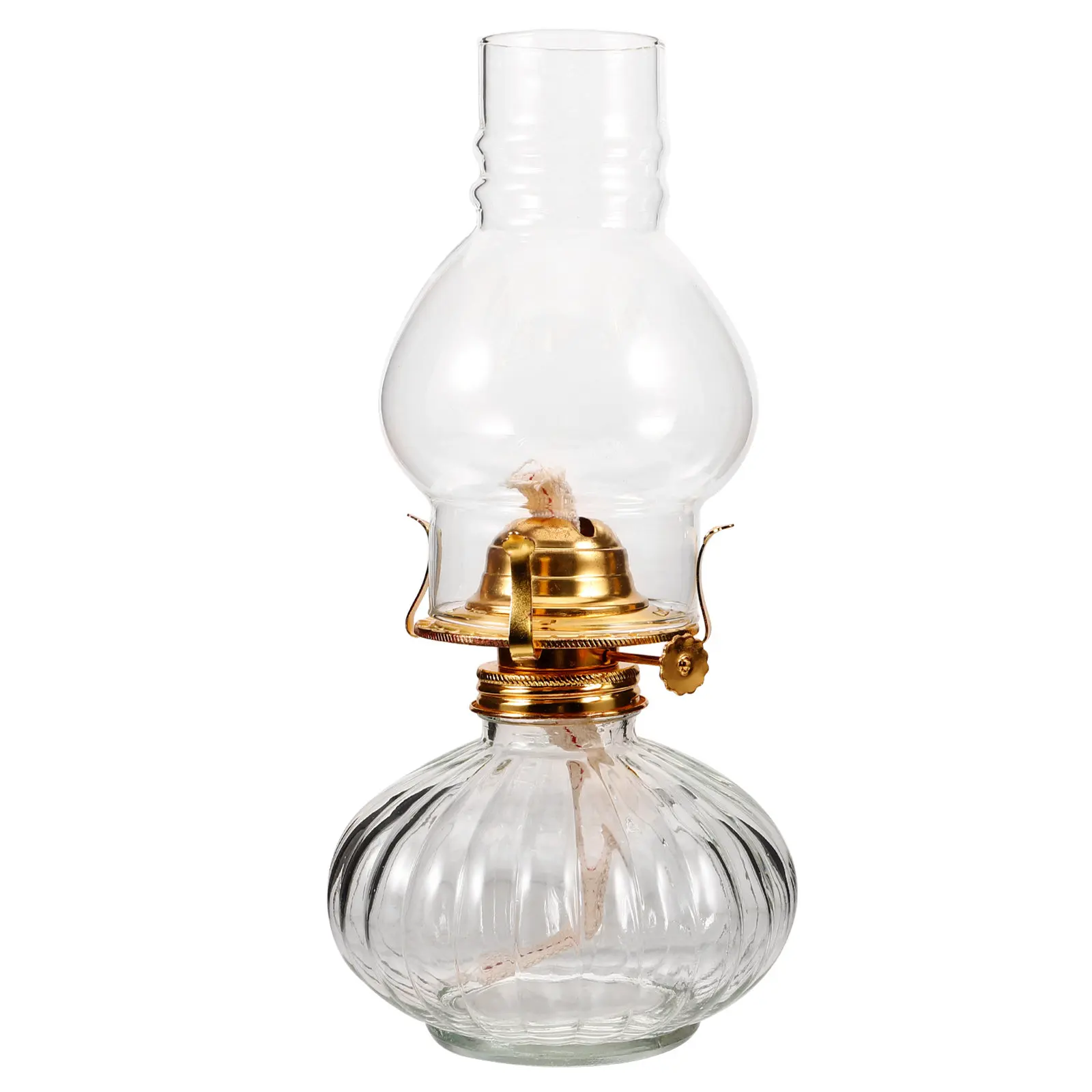 

Ретро-винтажная декоративная масляная лампа-фонарь для дома, настольное освещение, стеклянные лампы для использования в помещении, декоративная масляная лампа