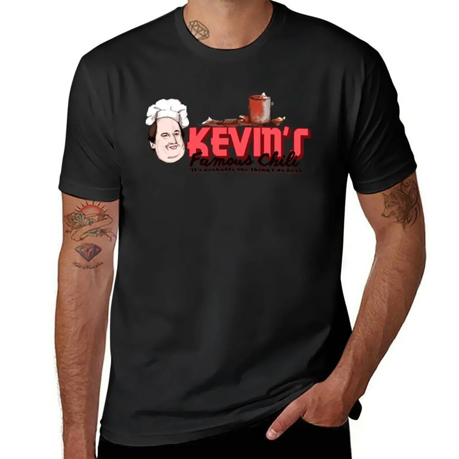 

Kevin's Famous Chili T-Shirt cotton graphic tees cotton man t-shirts oversized t shirts for men