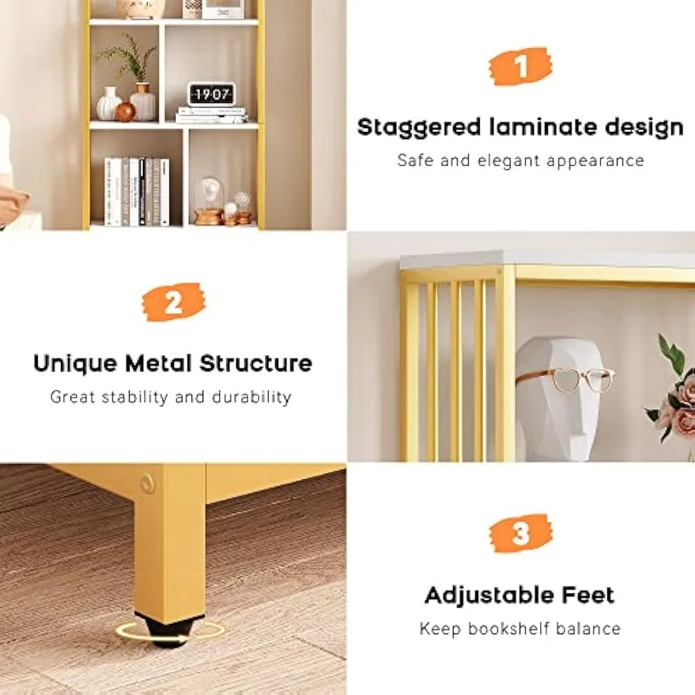 برج رف كتب دوار للأطفال من خشب الصنوبر 4 طبقات، 360 درجة ° برج رف كتب دوار على شكل شجرة قائم على الأرض، وخزانة كتب زاوية صغيرة