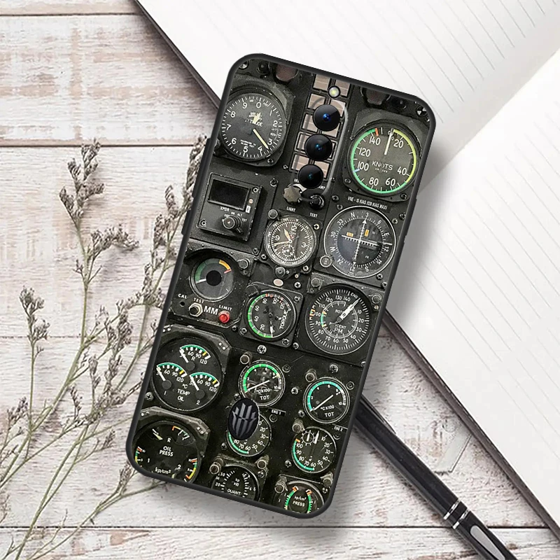 حافظة أدوات قمرة القيادة لطائرة هليكوبتر الطيران لهاتف ZTE Nubia Red Magic 10 Pro Plus 6 7 8 9 6S 8S 9S Pro 5G 6R RedMagic 10 Air Funda