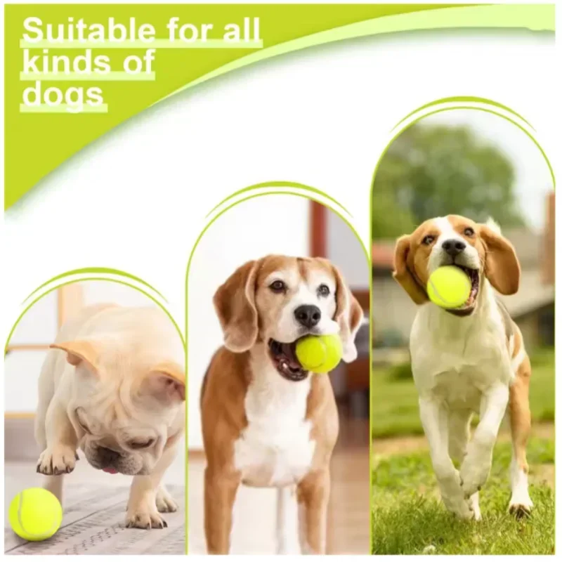High Density Thick Felt Tennis Ball Pet Dog Toy Durable Bite Resistant Outdoor Throwing Training Interactive Pet Chew Play Toy