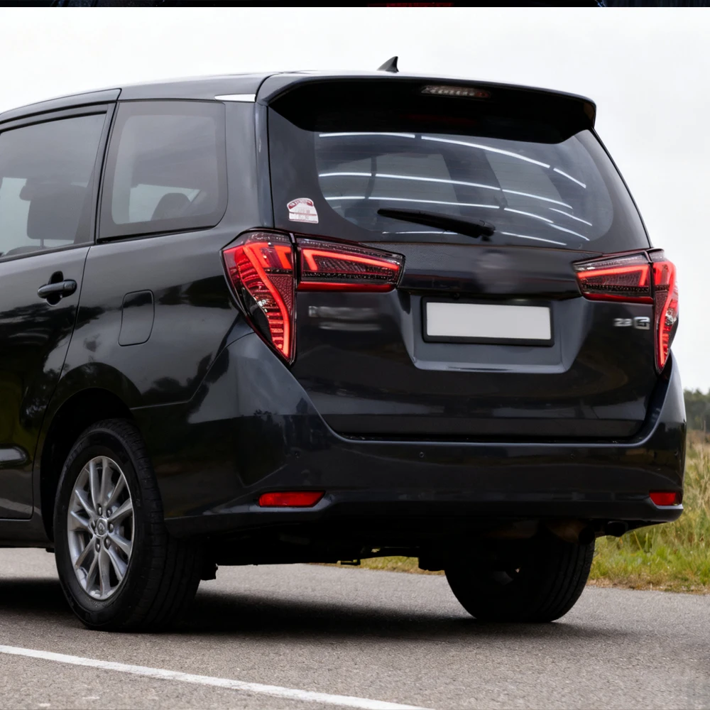 

For Toyota Innova 2016-2020 LED Car Tail Light Assembly Upgrade, New Style Through Tail Lights, Car Tools & Accessories
