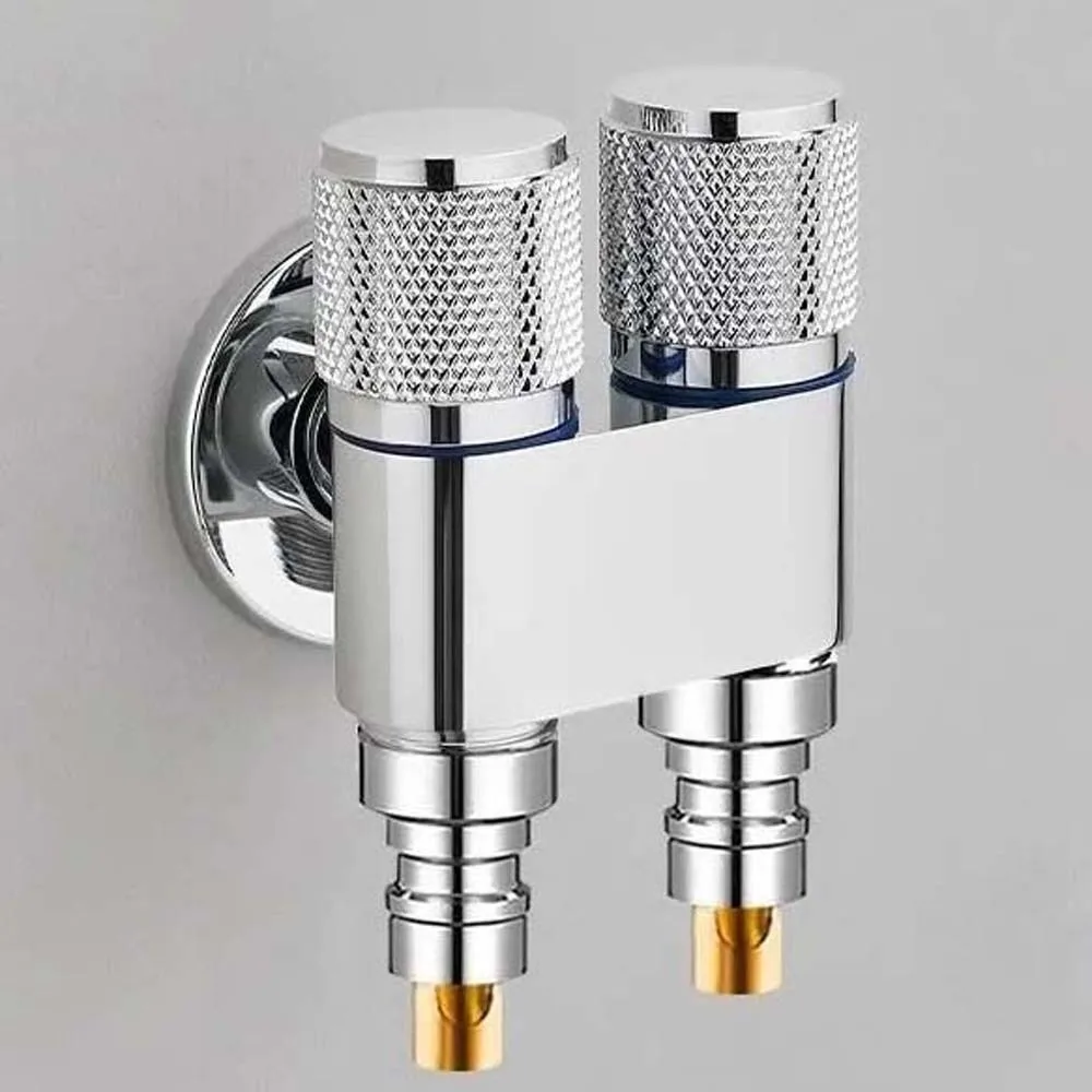 

Универсальный интерфейсный двойной выпускной клапан, ручка из нержавеющей стали, тип потока, быстрый контроль, ручная двусторонняя экономия воды