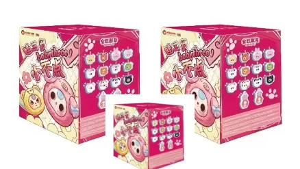 Echte Baby Drie Mini Dierenkop Vinyl Pluche Blind Box Leuke Mobiele Telefoon Tas Hanger Accessoires Decoratie Verrassingsgeschenken