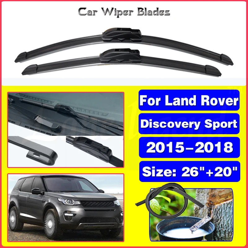 

Wiper Front Wiper Blades For Land Rover Discovery Sport 2015 2016 2017 2018 Windshield Windscreen Front Window 26"+20"