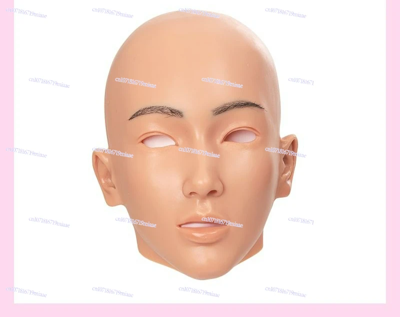 

Cosplay Simulation New Mask Adult Full Face Silicone Mannequin Mask Male To Female Headgear All-inclusive