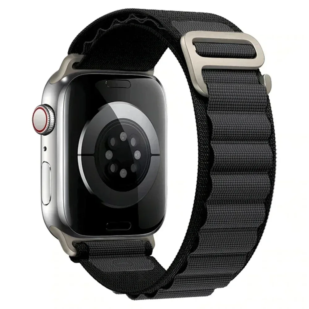 Für Apple Watch Armbänder 46mm 45mm 49mm 42mm iWatch Band 44mm 41mm Nylon Alpine Armband Correa Series 11 10 9 8 7 6 5 Ultra 2/3
