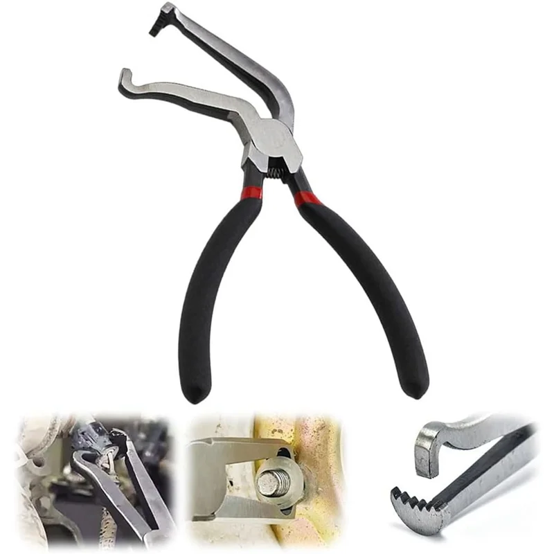 AT51-2Pcs كماشة قطع الاتصال الكهربائي ، كماشة موصل كهربائي للسيارات ، خط الوقود البنزين كليب الأنابيب كماشة للسيارات