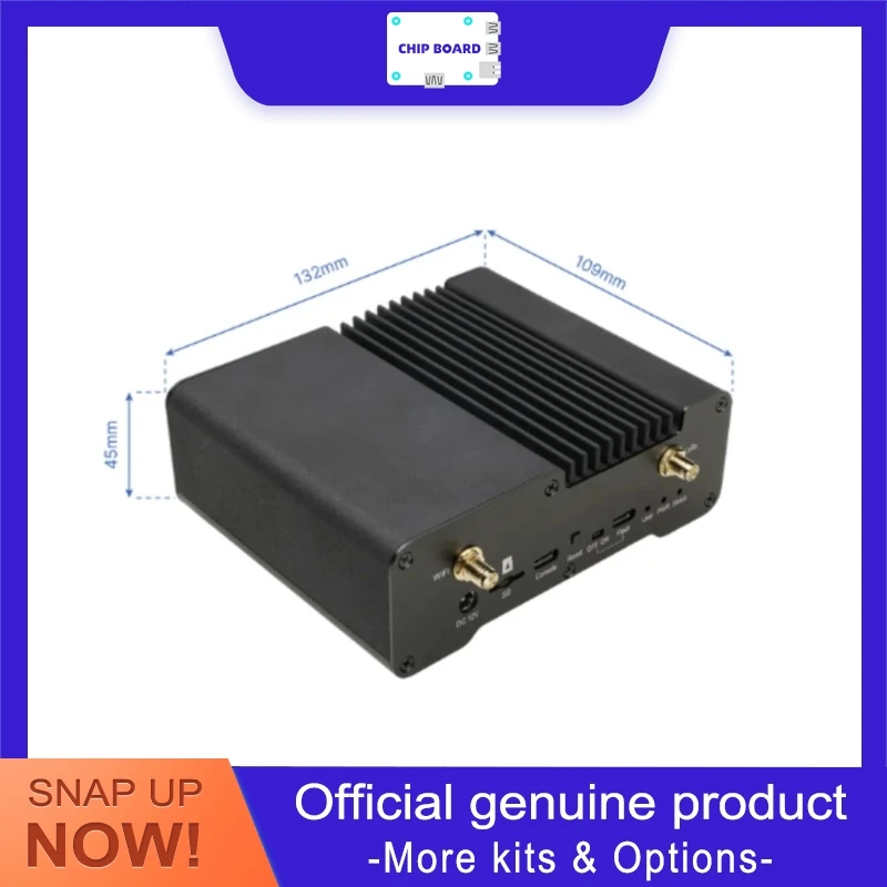 Rakwireless WisGate Connect Net Director, Quad LAN Concentrator with Mini PCIe, CM4 and CM5 Compute