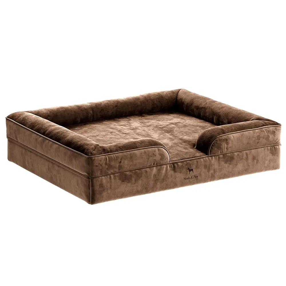 

Giant Dog Bed Xxl, 55X45X11 H, Orthopedic Dog Beds, Eggshell Memory Foam Infused With Cooling Gel, Inner Cover, Waterproof,