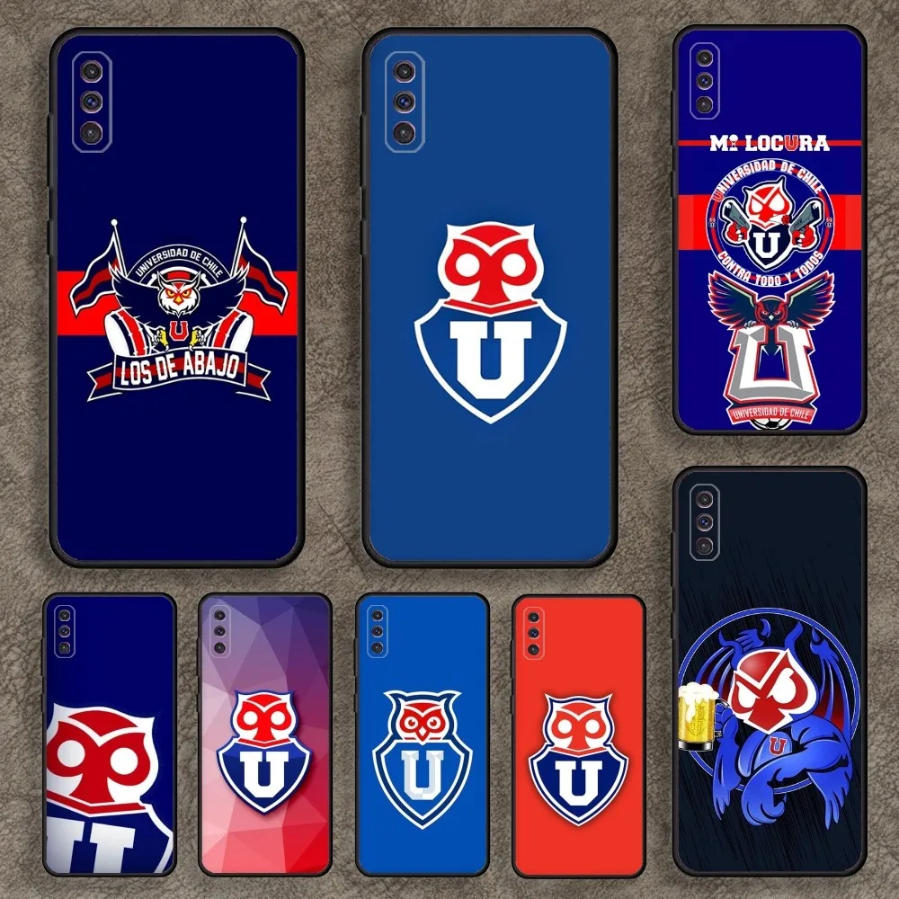 

C-Chile University Logo Phone Case for SamsungA 91,80,73,72,71,70,53,52,51,42,41,40,32,31,30,22,21,20,13 S 4G 5G Soft Black Case