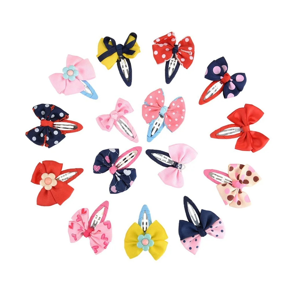 

12pcs Butterfly Bow Clips Stereoscopic Design For Girls Kids Hairpin Baby Girl Headwear Hair Accessories Girls Hair Clips
