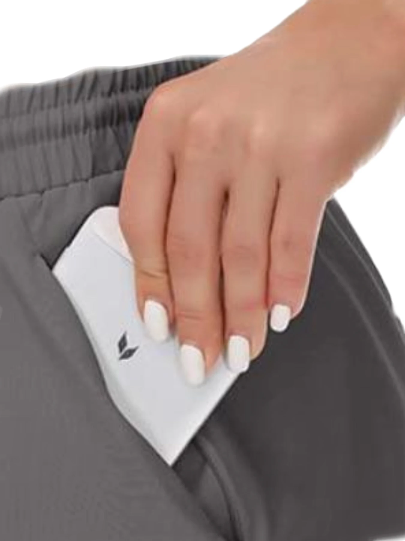 Sportshorts für Damen, zum Laufen, für Yoga, zweiteiliges Design, Shorts mit Anti-Exposition-Funktion, für Fitness, elastisch, figurformende Leggings. – Detail 20
