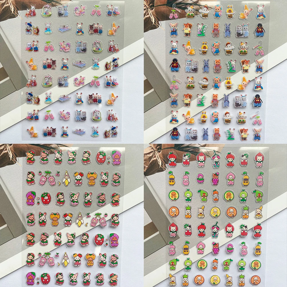 

Супер мини-семейный плакат Senbel, товары, наклейки для дизайна ногтей, бутылка «сделай сам», футляр для очков, канцелярские принадлежности, декоративные наклейки, настраиваемые