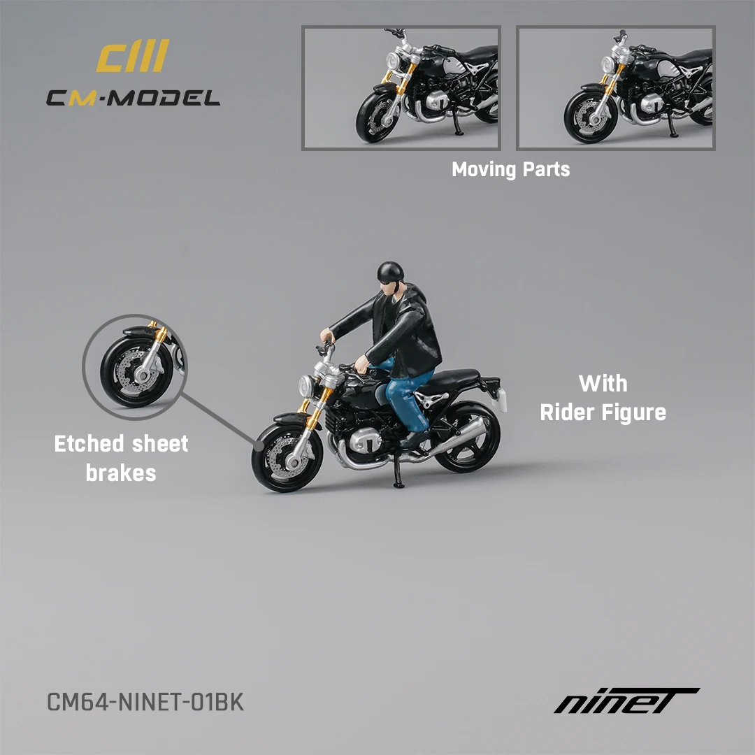 CMModel 1/64 Motorcycle NINET Diecast Model