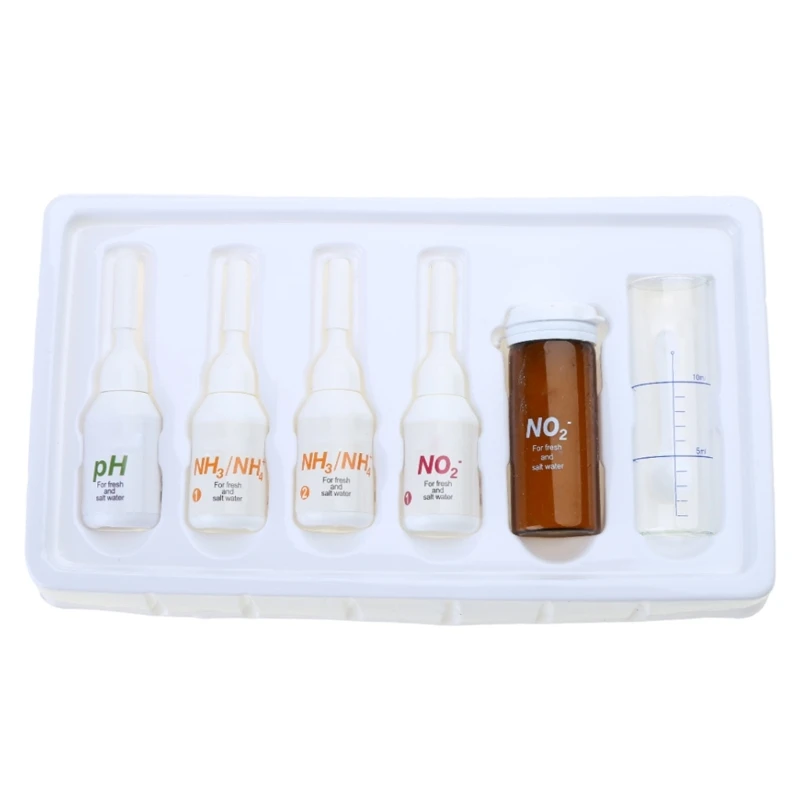 Aquarium Test Solution pH Nitrite Ammonia Testing Kits for Fish Pond Pool
