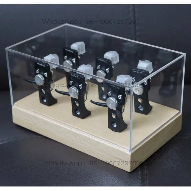 New Solid Wood, Wood, Vinyl Spinneret, Stylus Storage Box, Six-position Spinneret Placement Rack, Spinneret Display Box.
