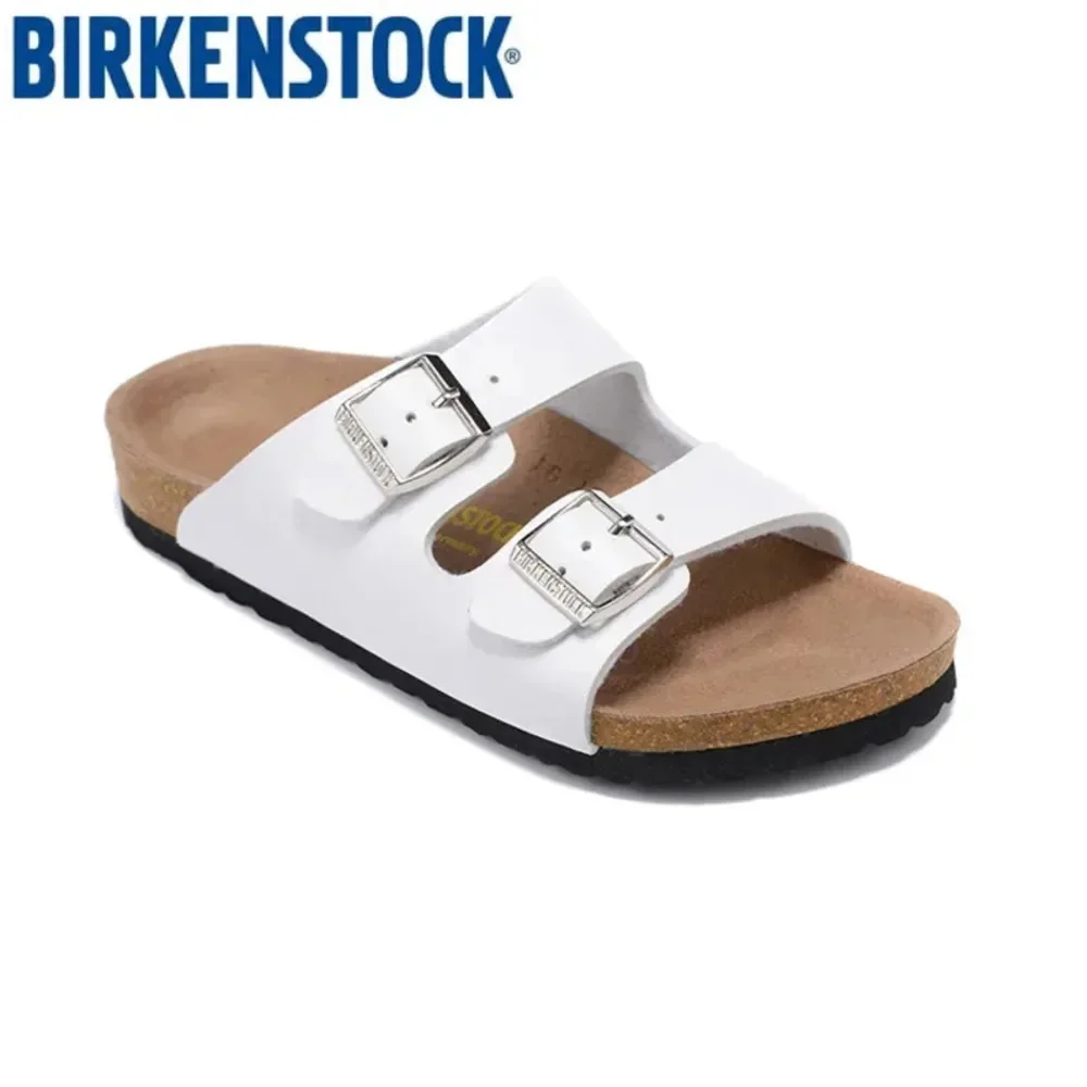 Birkenstock boston clogs slippers designer sandals slides men women buckle stock fur cowhide outdoor shoe 36-45 H561 BK13