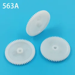 563A 0.5M 29MM GEAR Modular 0.5 56 Teeth 3mm Hole Plastic Gear Wheel Toy Accessories 10pcs/lot