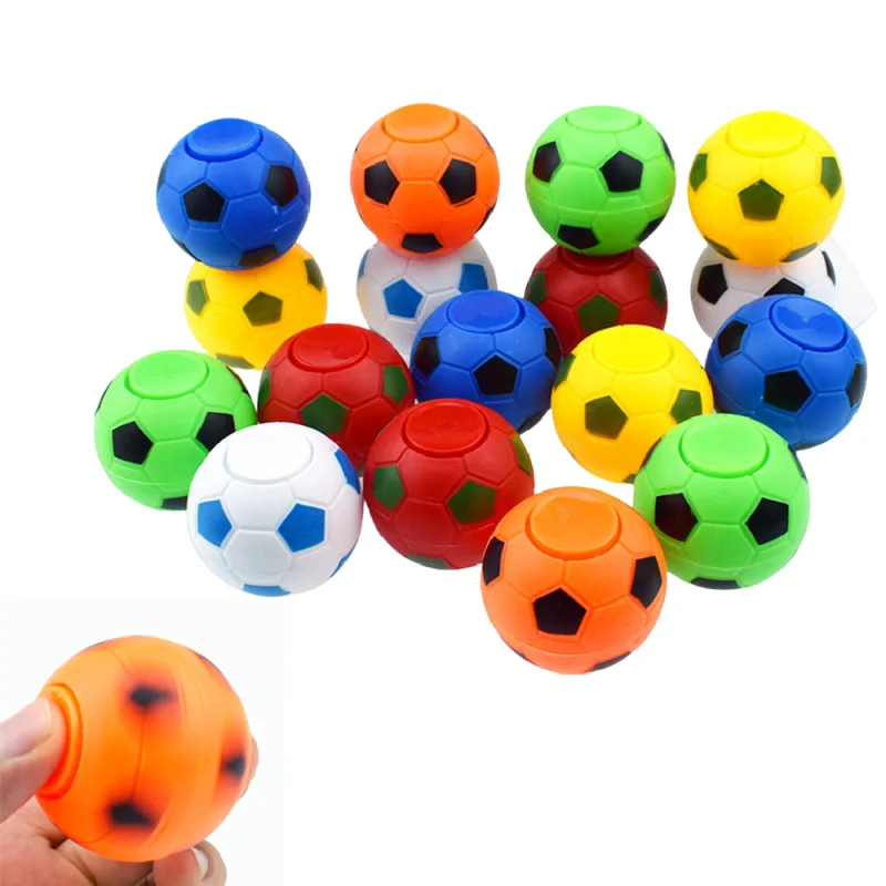 Mini pelota giratoria para la yema del dedo para niños y adultos, juguete para aliviar el estrés, 12 piezas