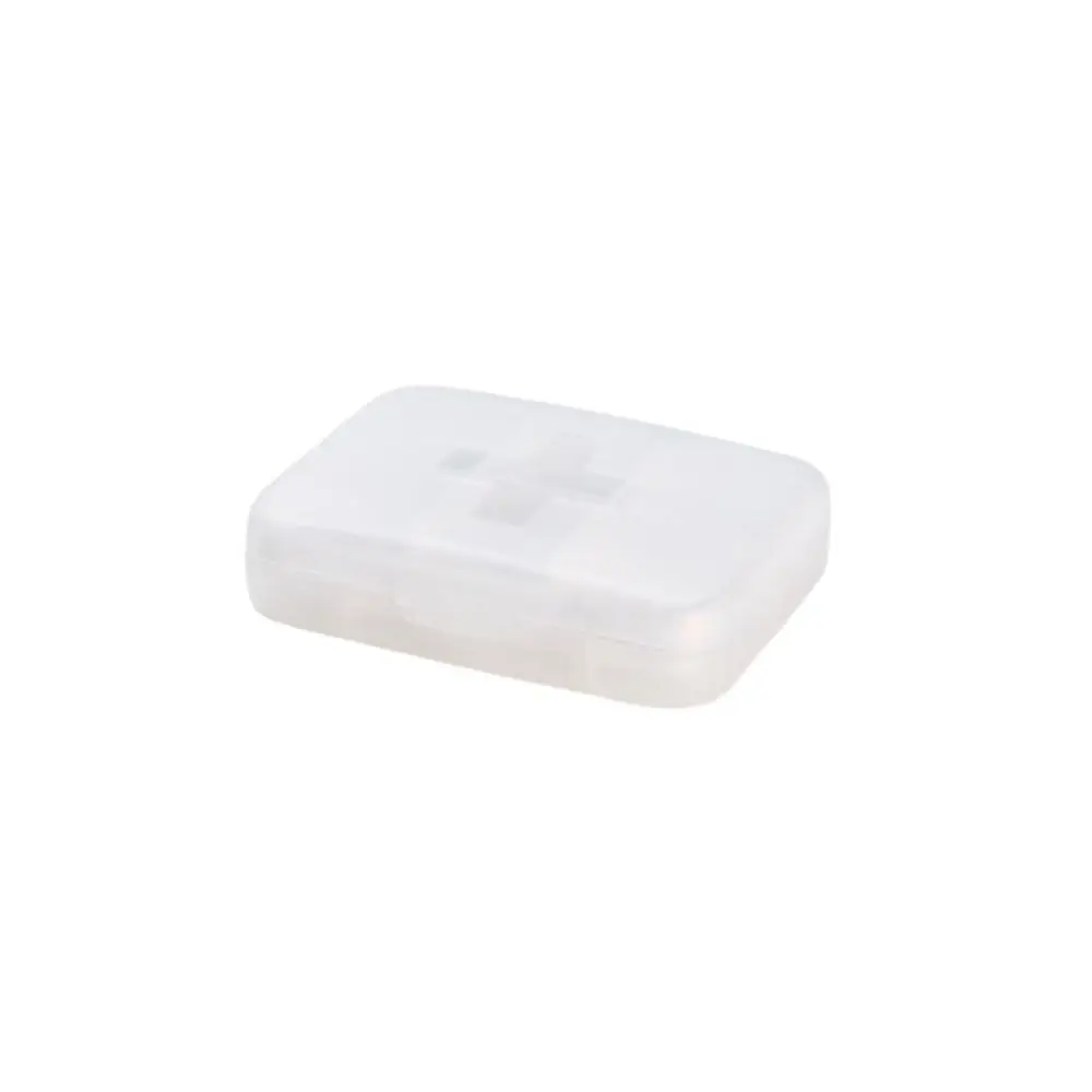 Portable Dustproof Travel Pill Case Multi Grids Durable Mini Medicine Box Waterproof Rectangular Plastic Pill Box Women