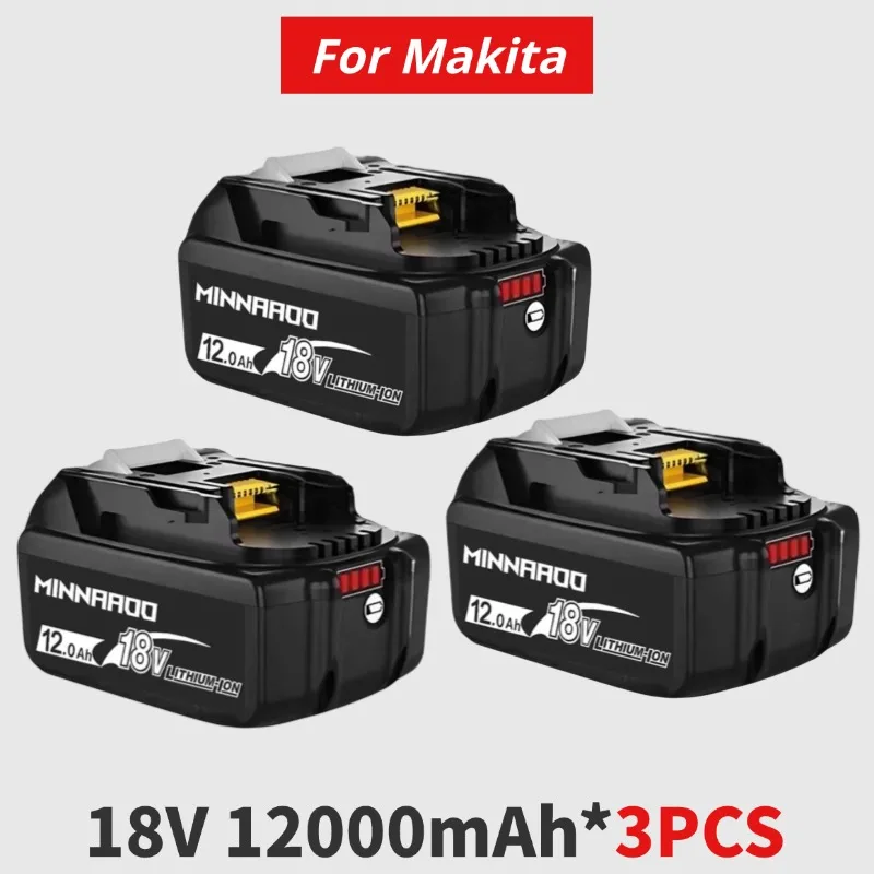 

For Makita 12.0Ah/8.0Ah lithium-ion High endurance battery BL1840B BL1830B BL1850B BL1860B LXT400 for Makita power tools