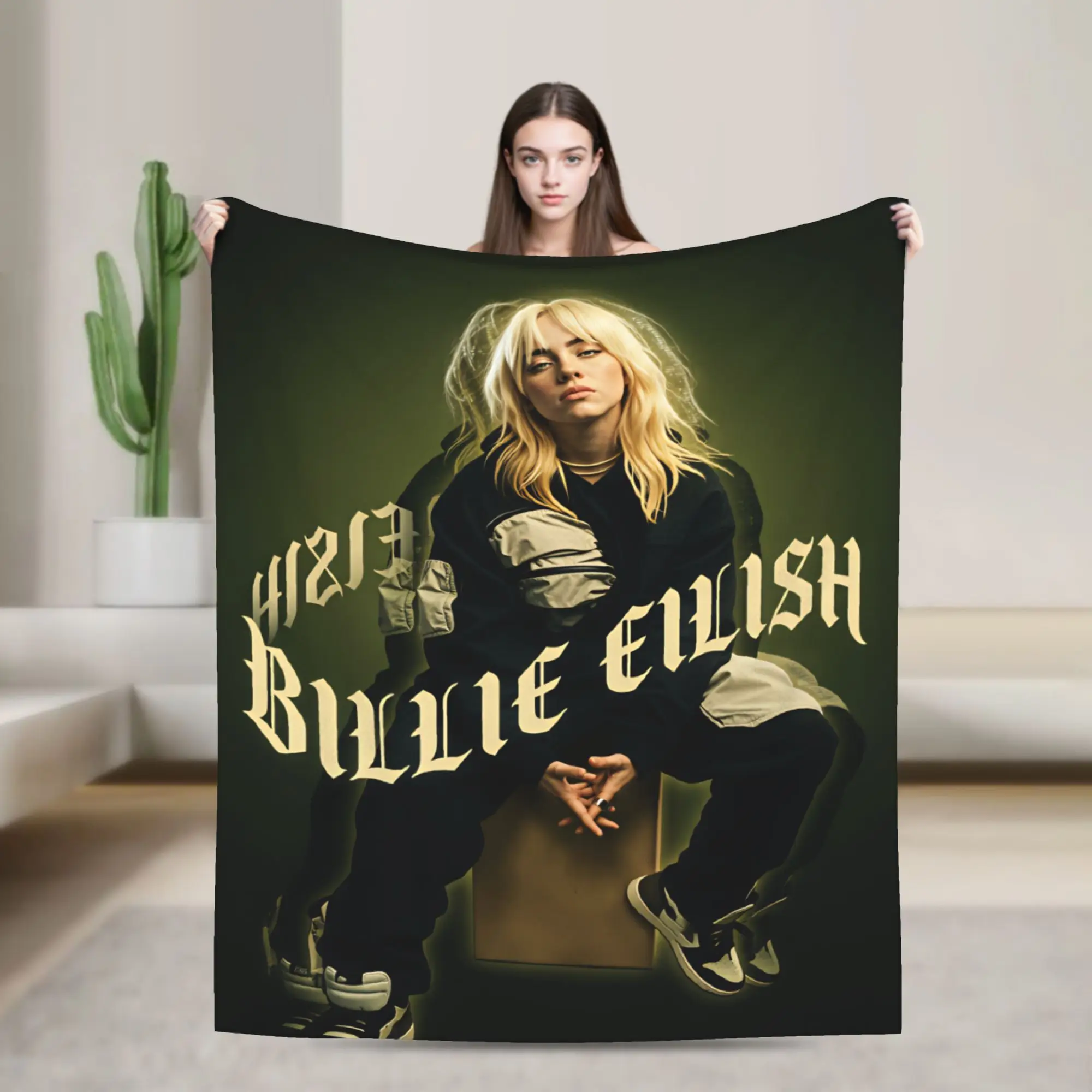B–billies Warm Soft Blankets  Travel Office Plush Throw Blanket Funny Home Decor Flannel Bedspread Sofa Bed Cover