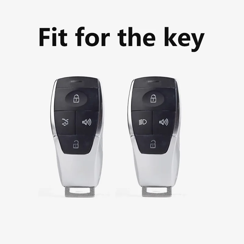 Hot Sale Transparent Black for Baic X55 X35 X75 Ii Evo 5 Beijing Bj40 Bj80 U7 X7 Remote Smart Auto Car Key Case Cover Fob Holder