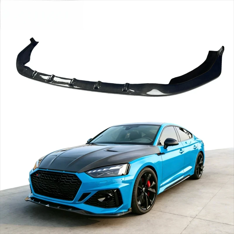 

Карбоновый передний бампер-спойлер KB Style для RS5 B9.5 2021-2024, автомобильные аксессуары