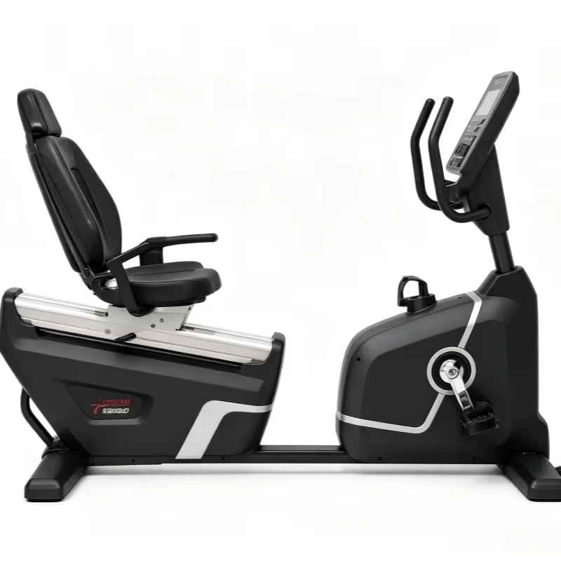 Commercial Gym Fitness Equipment Includes Aerobic Magnetic Control Level Exercise Bicycles and Upright Bicycles