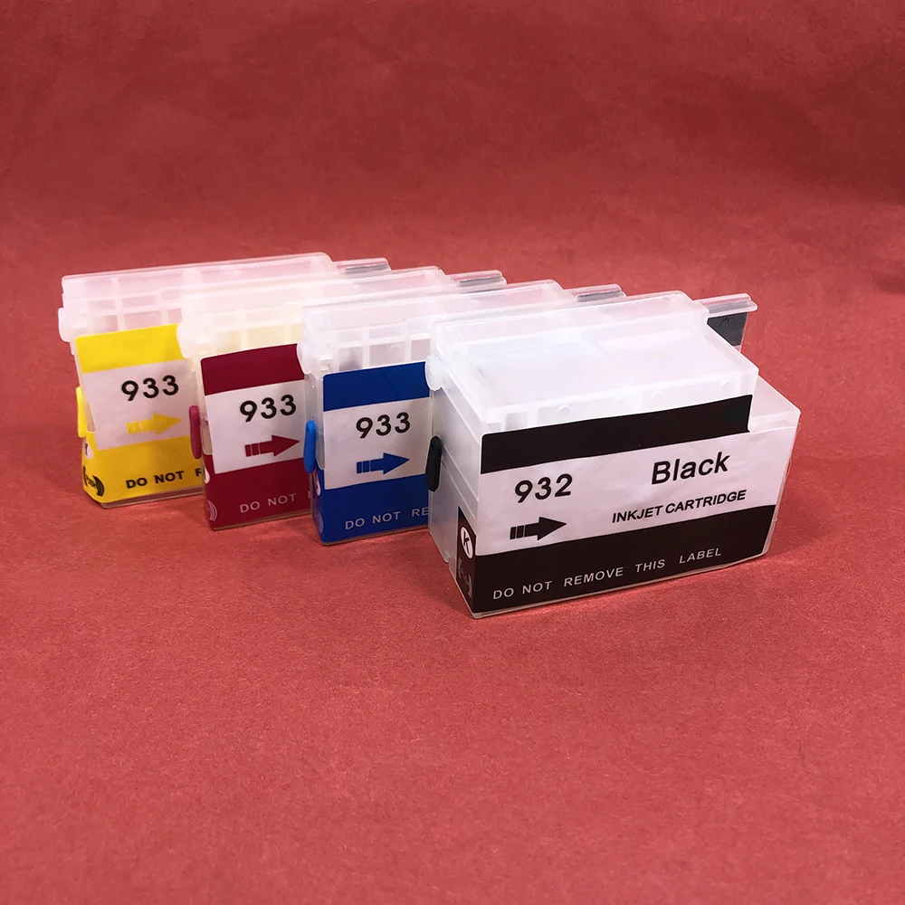 932XL 933XL 932 933 Empty Refillable Ink Cartridge With Real ARC for HP Officejet  6100/6600/6700/7110/7610/7612/7510/7512