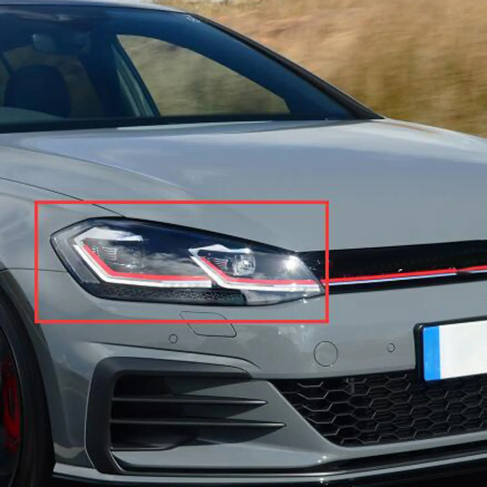 

Headlight Cover 5GM941060A Replacement High Performance Accessories Front Headlamp Cover for Volkswagen Golf MK7.5 18-21