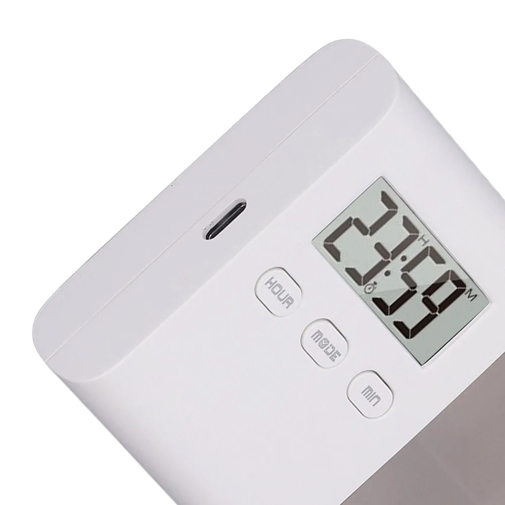 

Прочный вибросигнал, цифровая аптечка, перезаряжаемая от USB, 5 комплектов, цифровая коробка для таблеток, диспенсер для лекарств, для путешествий