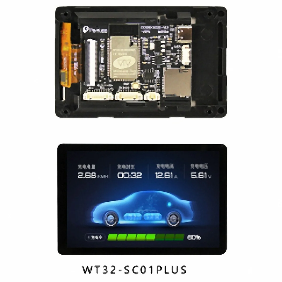 3.5 Inch ESP32-S3 Development Board - WT32-SC01 PLUS with 320X480 Capacitive Multi-Touch LCD Screen Built-in Bluetooth