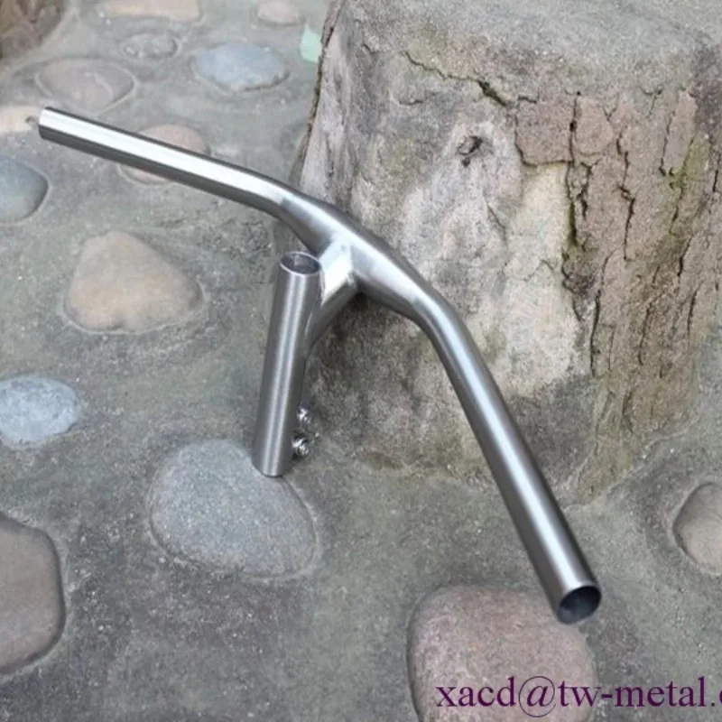 Custom Titanium Stem And Horizontal Bar Integrated Together