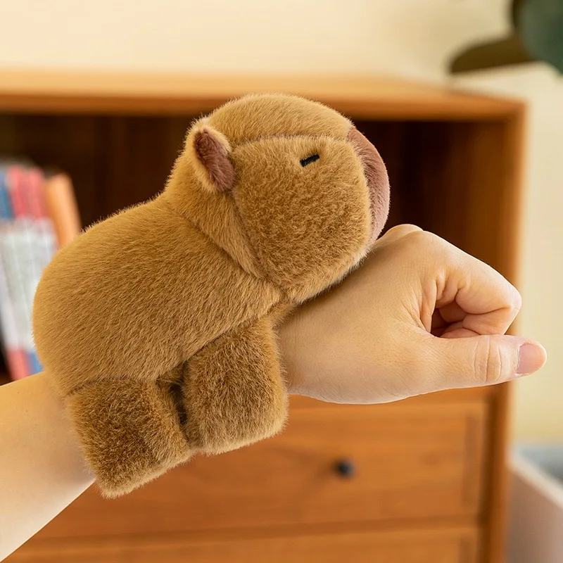 

Kawaii Animal Panda Capybara Fox Wristband Plush Doll Toys Soft Wrist Band Christmas Gifts