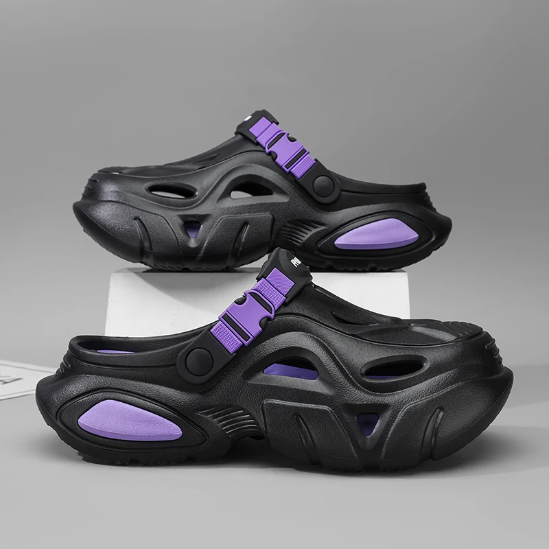 

Summer New Men's Outdoor Sandals Clogs Beach Non-slip EVA Comfortable Slippers Slides Men Casual Water Shoes Male Beach Sandals