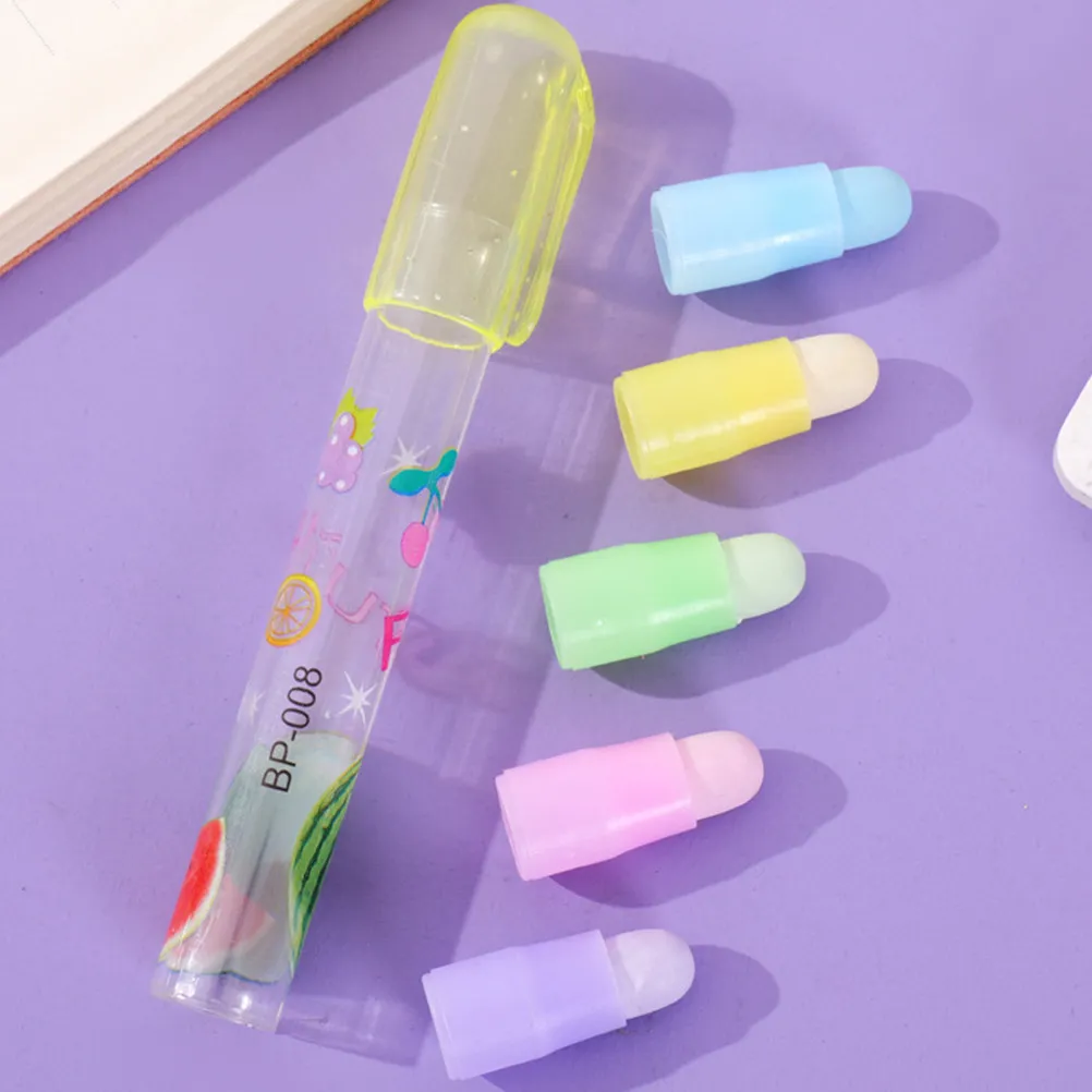 kit-com-5-borrachas-portateis-em-formato-de-caneta-de-tpr-com-estojo-de-plastico-rigido-–-borrachas-divertidas-e-kawaii-para-desenho-premios-de-sala-de-aula-e-brindes-fofos