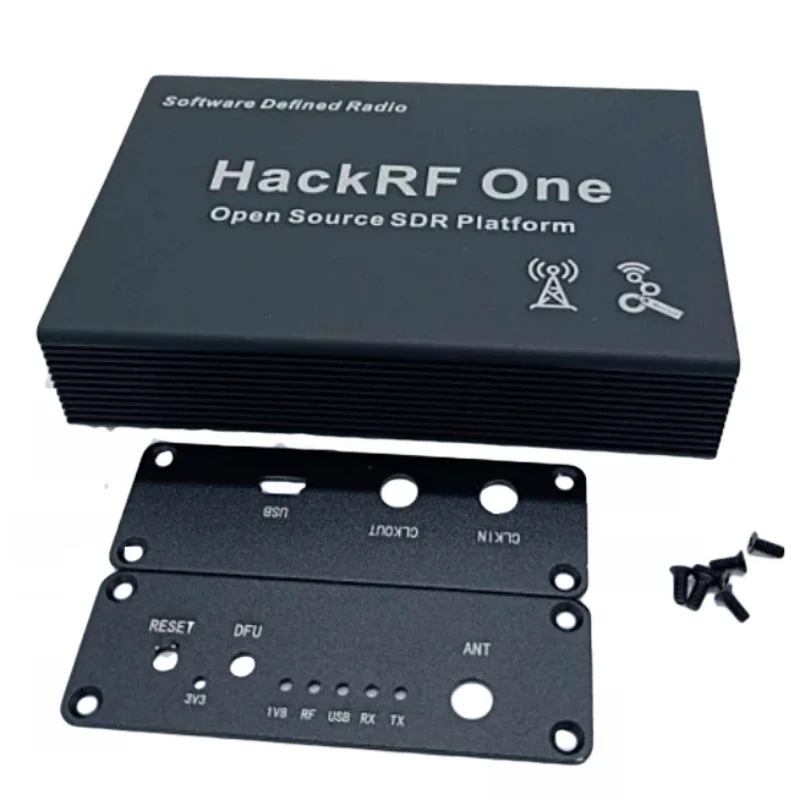 

perfect 2026Black Aluminum Enclosure Cover case shell for HackRF One SDR