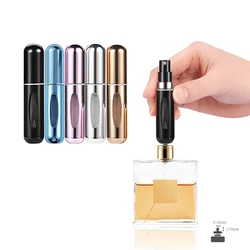 1/3/5pcs 5ml Perfume Spray Bottle Bottom-Filling Pump Travel Mini Portable Sample Empty Container Cosmetics Scent Atomizer Tool