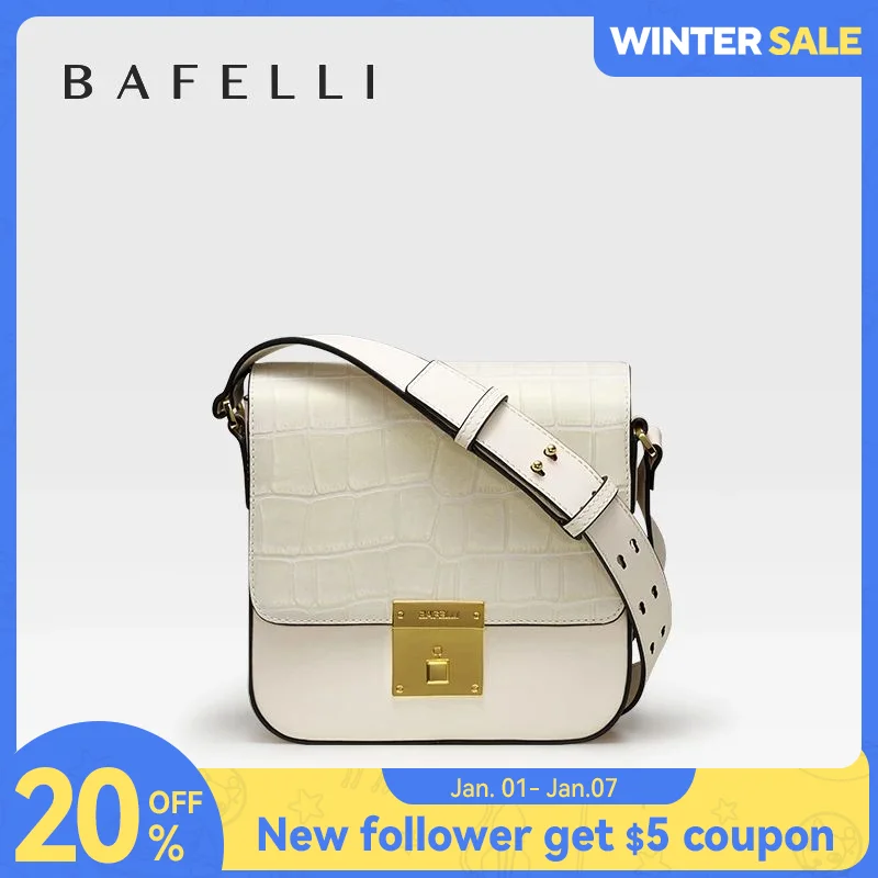 BAFELLI 2023 K GOLD WOMEN'S NEW FASHION BAGS LEATHER ORIGINAL DESIGNER LUXURY BRAND TRENDING SHOULDER PURSE CASUAL STYLE