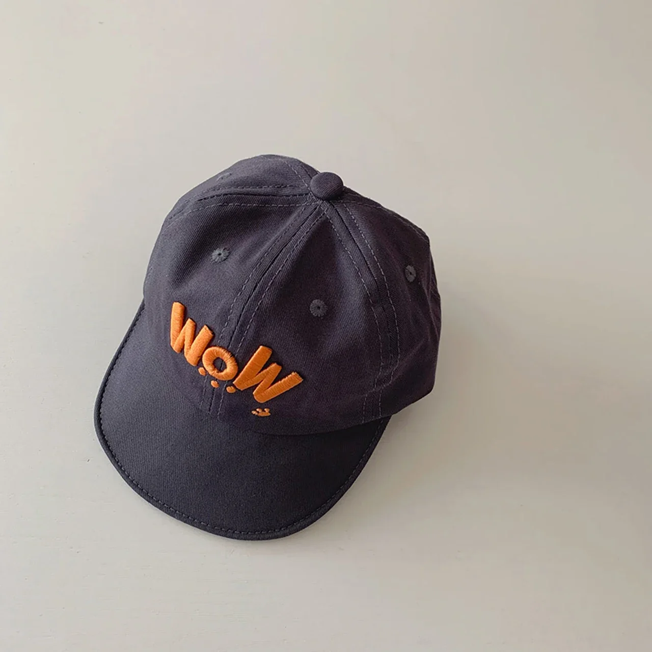 Сплошной цвет, детская шляпа с утиным языком для мальчиков и девочек, уличный солнцезащитный козырек, бейсбольная кепка с вышивкой букв, модная детская фуражка, От 1 до 3 лет