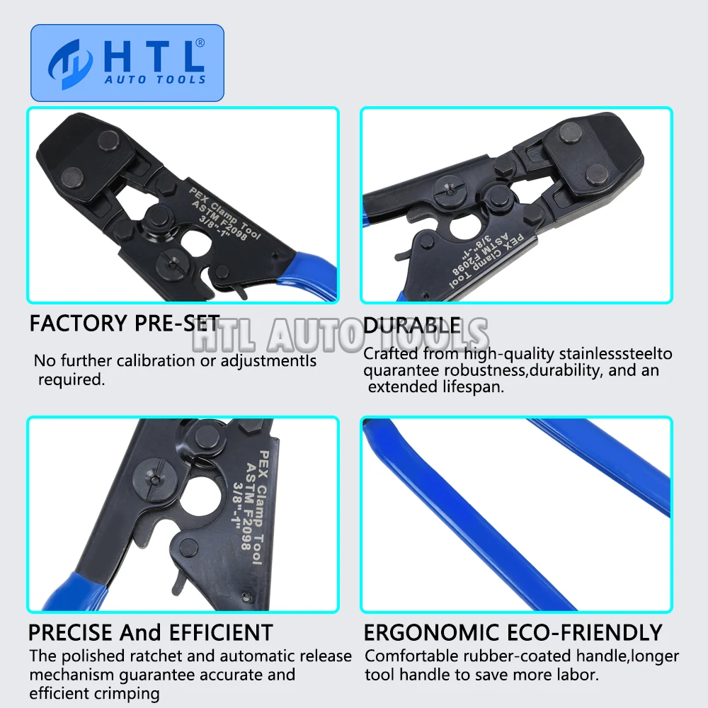 PEX Cinch Clamp Tool for Stainless Steel Clamps from 3/8\