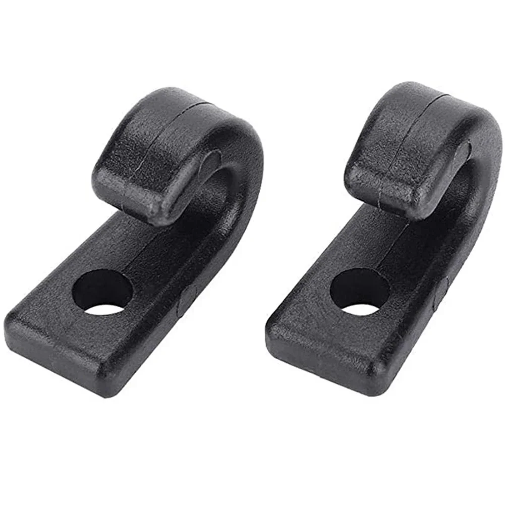 10 Stuks Zwart Kajak Nylon Sjorren J Haken Bungee Haak Voor Kano Boten Dek Outdoor Rafting Apparatuur Accessoires Duurzaam