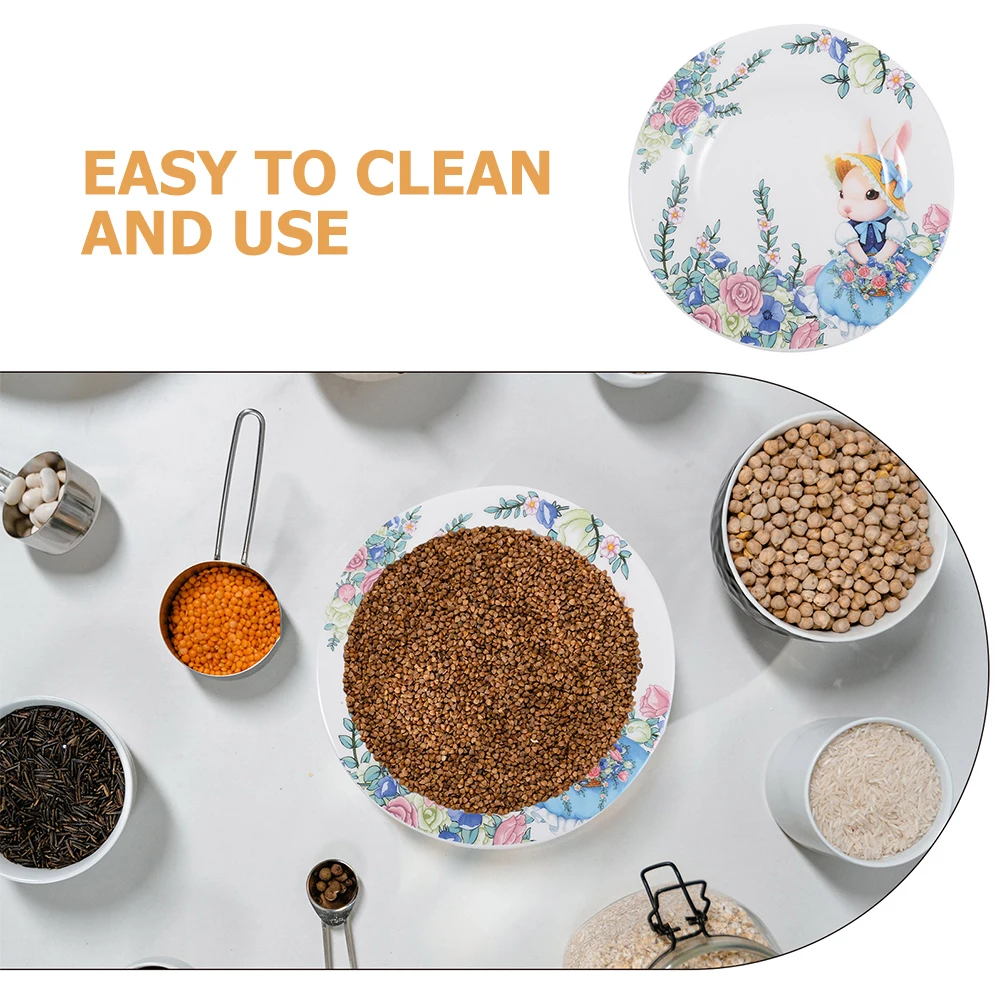 

Ceramic Plate Easter Theme Unique Decorative Pastry Cake Dessert Salad Serving Plate for Home Restaurant Bar Ktv Multi-Function