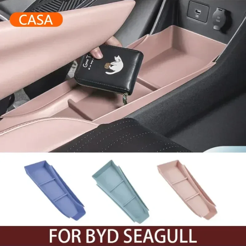 

Car Central Armrest Storage Box Center Console Organizer Holder Containers For BYD Seagull Automotive Interior Accessories