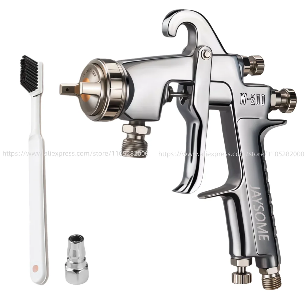 

Пистолет-распылитель W200 с давлением подачи, большой калибр, для латексных красок, клея, грунтовки для автомобилей и мебели