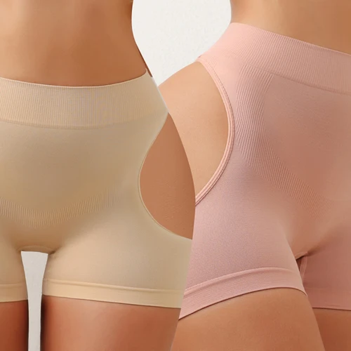 Imagen 2 del producto Ropa moldeadora de glúteos para mujer, moldeador de cuerpo de glúteos, bragas con Control de barriga, pantalones cortos sin costuras, ropa interior adelgazante