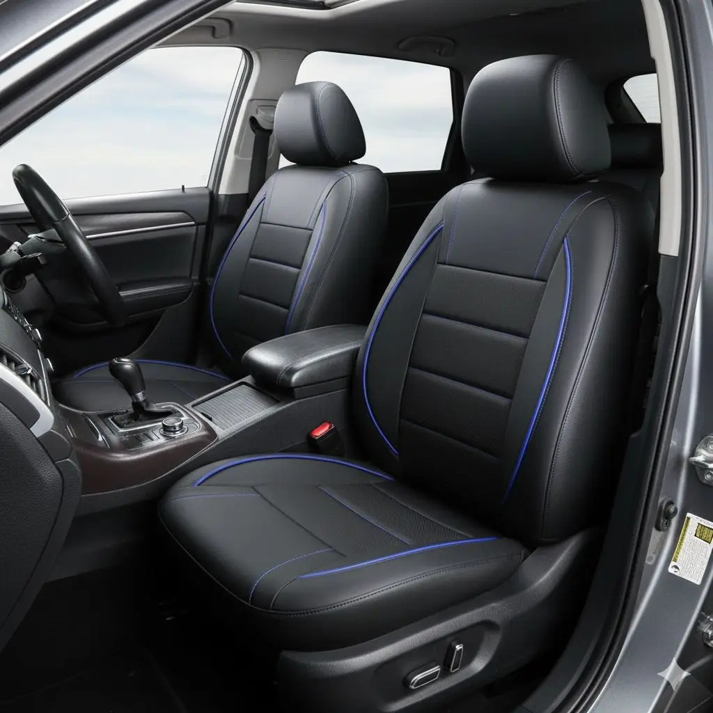 Car Seat Cover For Ford Focus 2 MK1 MK3 Mondeo MK4 Fiesta MK7 Fusion Kuga Ranger Explorer 5 Ka Figo Accessories view 3